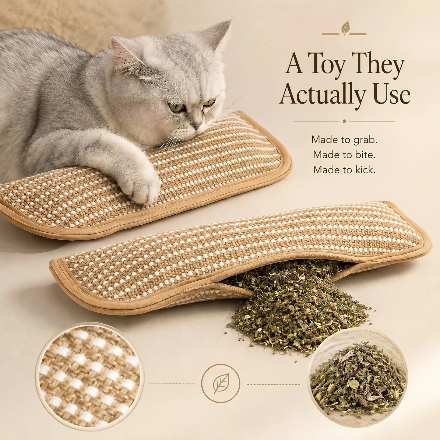 KittyKicker™ Catnip Pillow