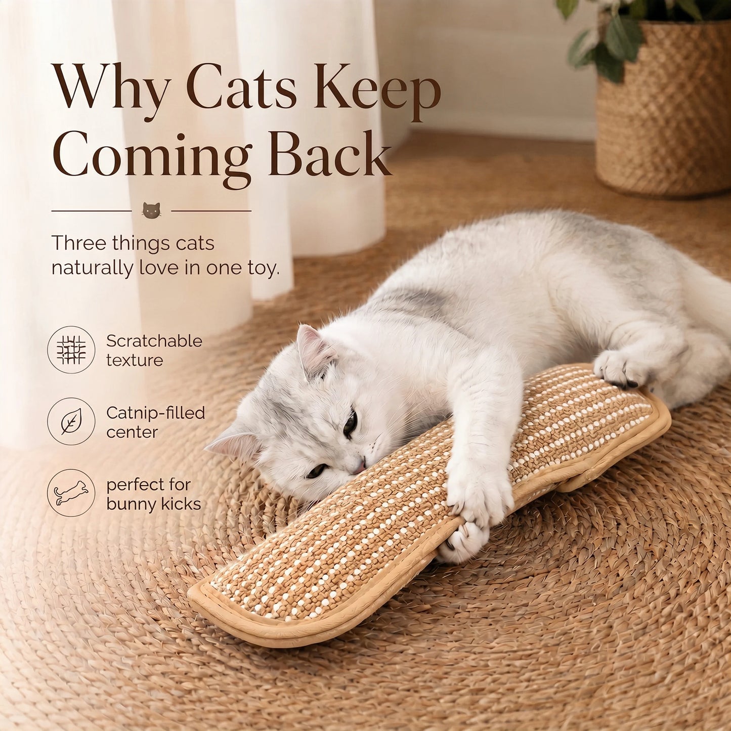 KittyKicker™ Catnip Pillow